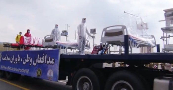 Lễ diễu binh của quân đội Iran.