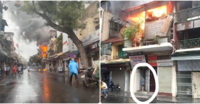 Cháy nhà trên phố Hàng Ngang – Hà Nội