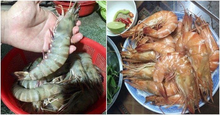 Tôm sú “khổng lồ” giảm giá sâu kỷ lục, dân tình đổ xô “săn”về ăn