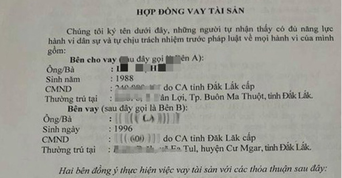Được biết, bà H.L.M. là con gái của 1 Phó giám đốc Công an tỉnh Đắk Lắk.