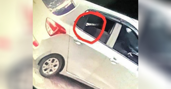Camera giám sát ghi lại được sự việc.