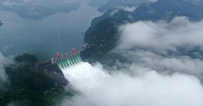 Mưa lớn kéo dài ở Trung Quốc, hồ thủy điện Chiết Giang mở toàn bộ cửa xả lũ khẩn cấp