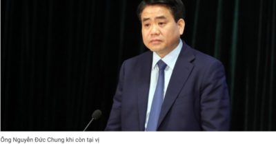 Ông Nguyễn Đức Chung đang làm thủ tục xin tại ngoại điều trị ung thư