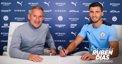 Ruben Dias chính thức gia nhập Manchester City