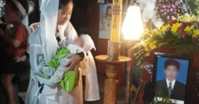 ‘3 năm trước em mặc lên mình bộ đồ cưới, hôm nay khoác bộ đồ tang, đưa anh đi…’