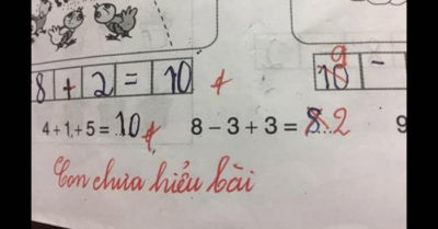 Bài toán lớp 2 khiến phụ huynh bối rối: Trò trả lời 8, cô đưa đáp án là 2, còn khẳng định “Con chưa hiểu bài”