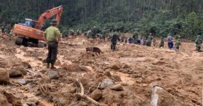 Tổng hợp trưa 15/10: Đào trạm kiểm lâm 67, đã tìm thấy vật dụng của 13 người mất tích