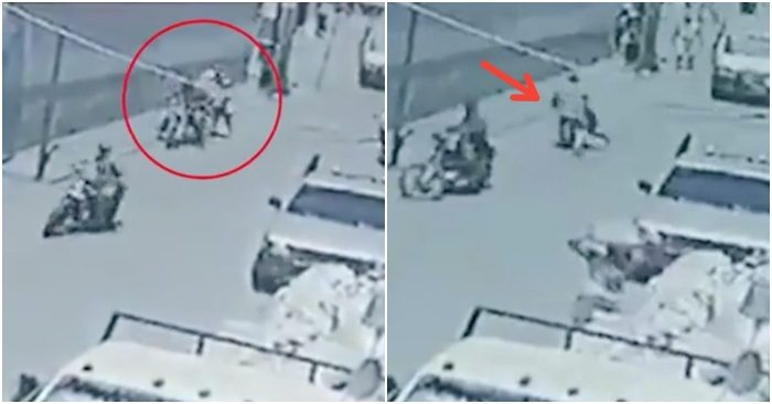 Video: Hai người đàn ông giật em bé khỏi tay mẹ giữa đường