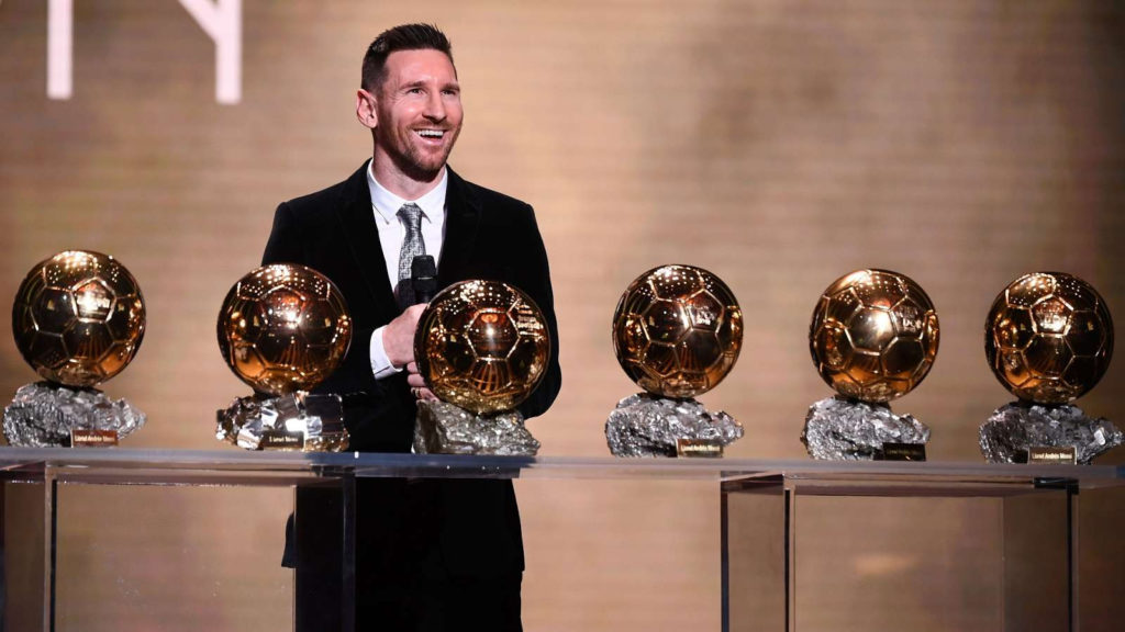 Lionel Messi 6 quả bóng vàng