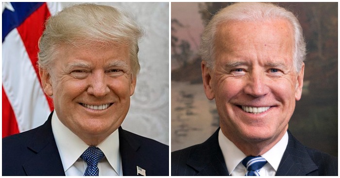 Tổng thống Donald Trump và ứng viên Đảng Dân chủ Joe Biden (ảnh: Nhà Trắng).