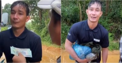 Trà Leng: Người đàn ông bật khóc ‘cho em xin xe xuống gặp vợ con, em không cần tiền’