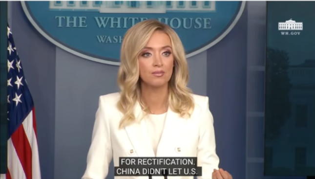 Thư ký Nhà Trắng Kayleigh McEnany; Ảnh: Youtube