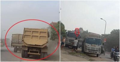 Video: Xe tải và xe ben rượt đuổi nhau như phim hành động, gây nguy hiểm cho người đi đường