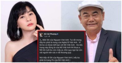 Cát Phượng xin lỗi nghệ sĩ Việt Anh sau phát ngôn gây ‘sốc’