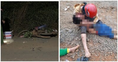 Mẹ đau đớn chứng kiến cảnh con trai bị xe ben cán thiệt mạng trên đường đi học về