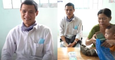 Nụ cười tươi rói của anh xe ôm Grab trả lại 360 triệu đồng nhặt được