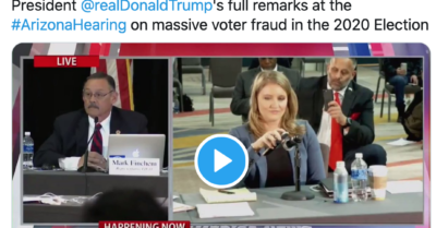Tổng thống Trump “Họ đã chơi xấu, chơi trò chưa từng chứng kiến”