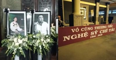 Những hình ảnh đầu tiên trong tang lễ nghệ sĩ Chí Tài tại Việt Nam