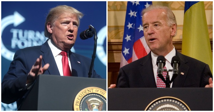Tổng thống Donald Trump và cựu Phó Tổng thống Joe Biden