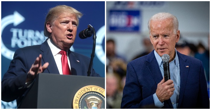 Tổng thống Mỹ Donald Trump và ứng viên Đảng Dân chủ Joe Biden (ảnh: Flickr/Wikimedia Commons).