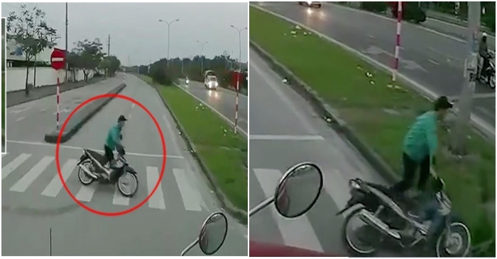 vứt xe máy