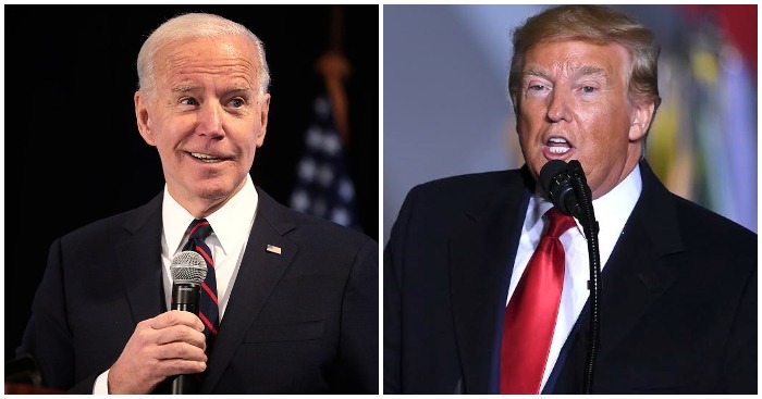 Cựu Phó Tổng thống Joe Biden và đương kim Tổng thống Donald Trump
