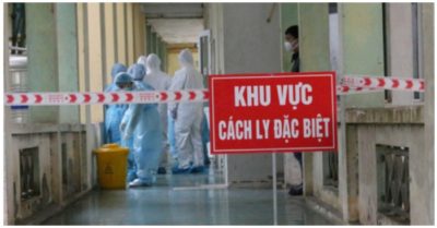 Bệnh nhân 1552 sốt, còn bệnh nhân 1553 diễn biến nặng phải chuyển sang Khoa cấp cứu