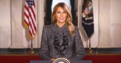 Đệ nhất phu nhân Melania Trump nói lời chia tay: ‘Đó là vinh dự lớn nhất trong cuộc đời tôi’