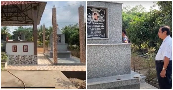 Phần mộ cố ca sĩ Vân Quang Long được hoàn thiện, chờ ngày nhận tro cốt