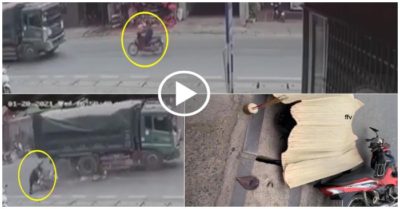 Video sang đường bất cẩn, nữ sinh bị xe ben tông thiệt mạng tại chỗ