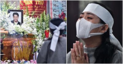 Vợ sắp cưới suy sụp, bố mẹ lặng người bên linh cữu diễn viên Hải Đăng