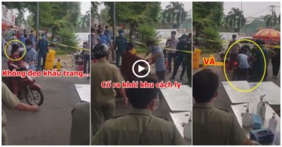 Video không đeo khẩu trang, người phụ nữ la lối đòi rời khu phong tỏa: ‘Hôm nay đã 27 Tết, tôi phải đi mua đồ’