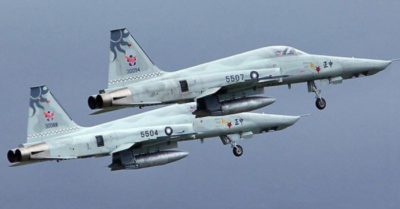 Đài Loan mất 2 chiến đấu cơ F-5E sau vụ đâm nhau trên không