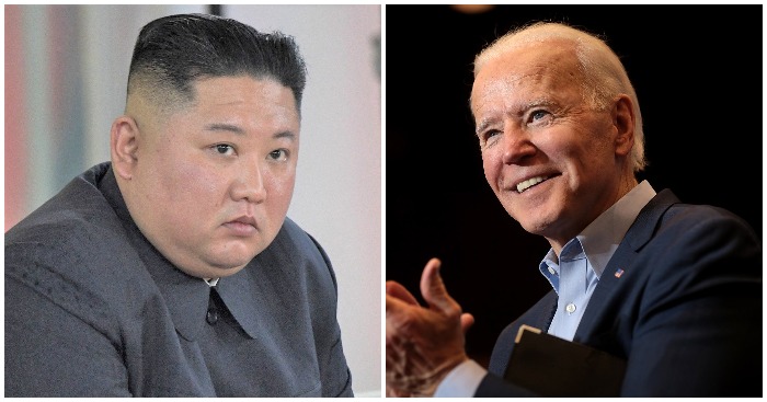 Lãnh đạo Triều Tiên Kim Jong Un; Cựu Phó Tổng thống Mỹ Joe Biden (ảnh: Wikimedia Commons).