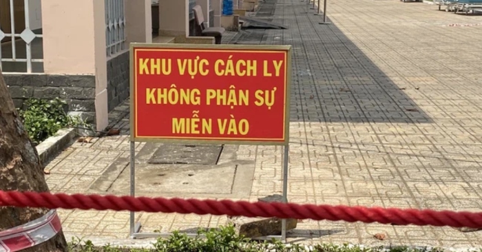 Một khu vục cách ly tập trung tại TP. HCM