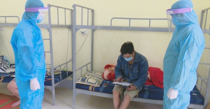 Ông Nguyễn Hồng My cùng con trai đang được cách ly tập trung tại huyện Mộc Châu, tỉnh Sơn La