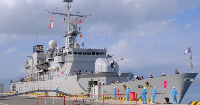 Tàu chiến Pháp thăm Việt Nam 4 ngày, ủng hộ tự do hàng hải ở Biển Đông