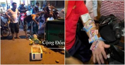 Giữa đêm, cả xóm lục tung thùng rác ‘truy tìm’ 12 tờ vé số trị giá 180 triệu