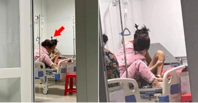 Xúc động hình ảnh cặp đôi trẻ trên giường bệnh, nữ điều dưỡng thực tập chụp lại rồi chia sẻ lên MXH