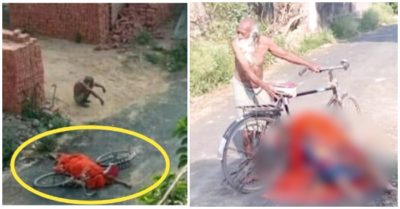 Video: Người đàn ông chở thi thể vợ trên xe đạp nhiều giờ để tìm nơi hỏa táng