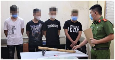 4 học sinh cấp 3, tẩm ma túy vào thuốc lào để hút tại quán trà đá