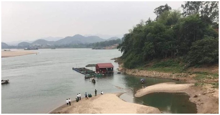 Khu vực xảy ra vụ 2 học sinh đuối nước.