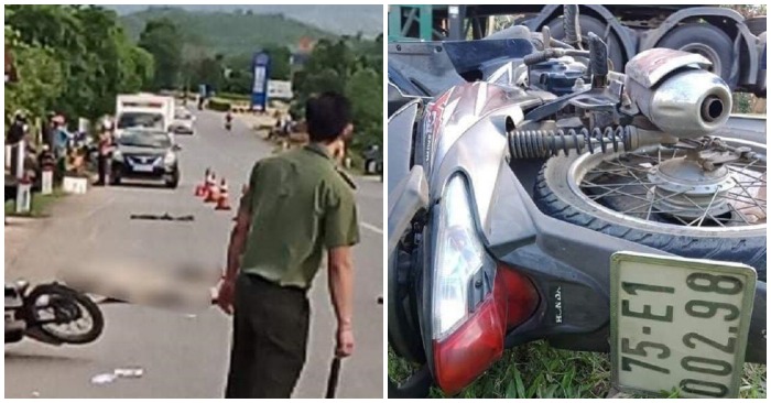 Ảnh hiện trường vụ tai nạn giao thông trên quốc lộ 9 ngày 10/4/2021 (ảnh: MXH/Giao Thông).