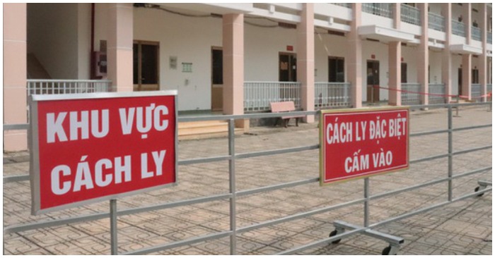 Khu cách ly của một bệnh viện ở Củ Chi (ảnh chụp màn hình trên Tuổi Trẻ).