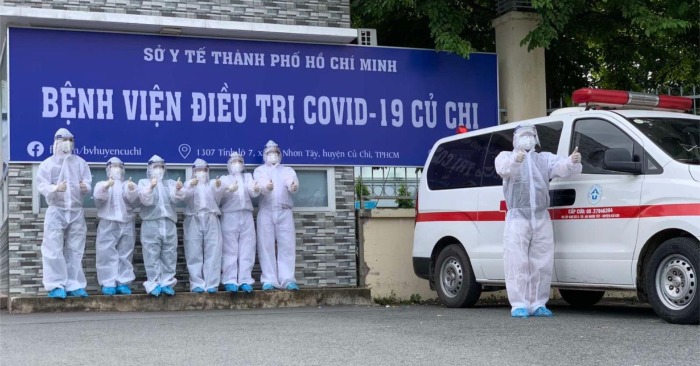 Bệnh viện điều trị Covid-19 Củ Chi đi vào hoạt động từ chiều ngày 12/6 (ảnh: HCDC).
