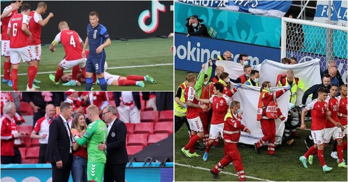 Eriksen đột quỵ trong trận cầu Đan Mạch - Phần Lan.