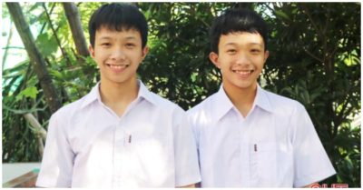 Hy hữu: Hai anh em sinh đôi cùng đỗ trường chuyên, cùng giỏi nhất môn Toán