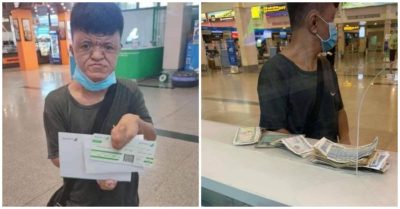 Tấm vé cuối ngày của chàng trai khuyết tật về quê thăm bố