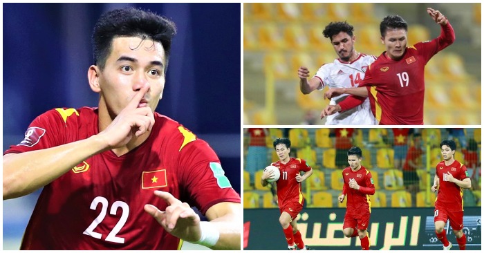 Tuyển Việt Nam giành vé vào vòng loại thứ 3 World Cup 2022 (ảnh chụp màn hình Zing, Dân Trí).