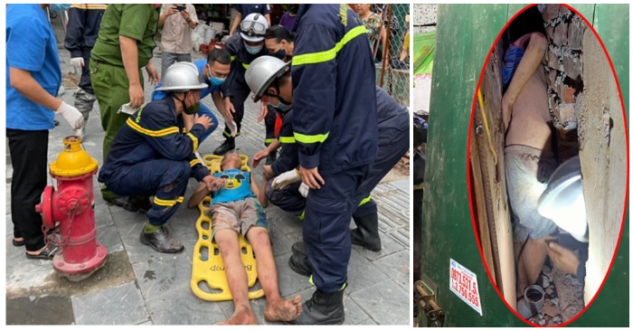 cứu bé trai